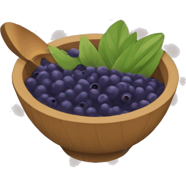 Açai bowl emoji