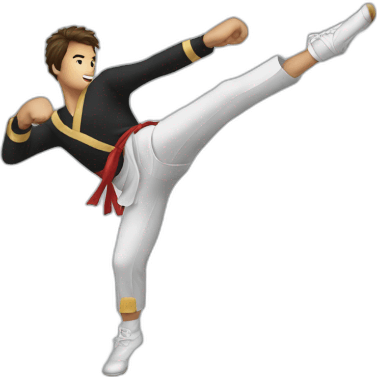 Double kick emoji