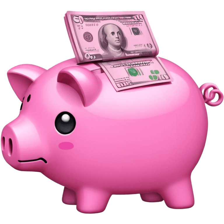 Pink money emoji