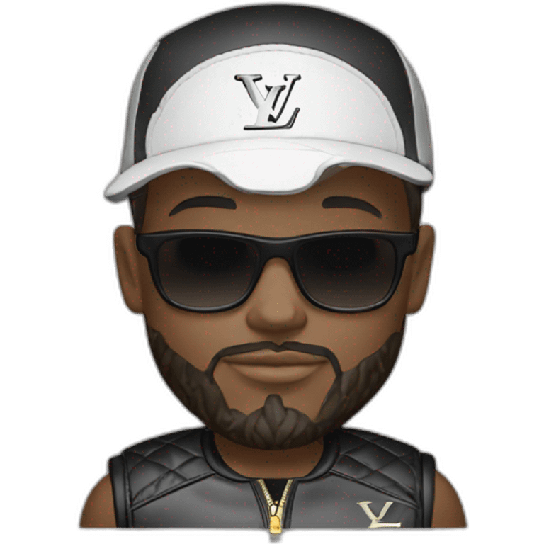 Louis vuitton trainer 2023 noir emoji