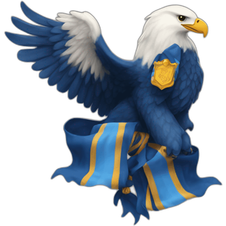 Ravenclaw eagle scarf hogwarts emoji