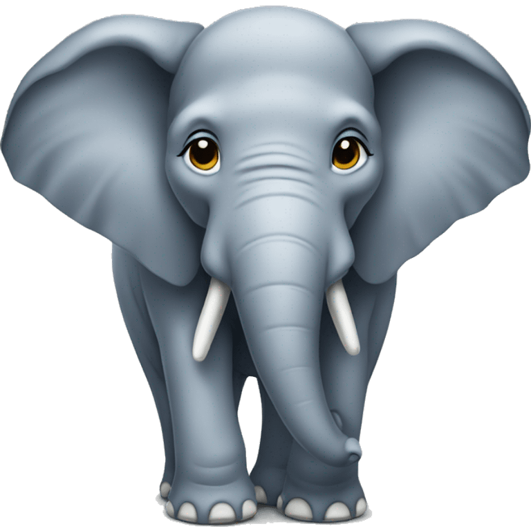 Elephant wearing tshirt  emoji