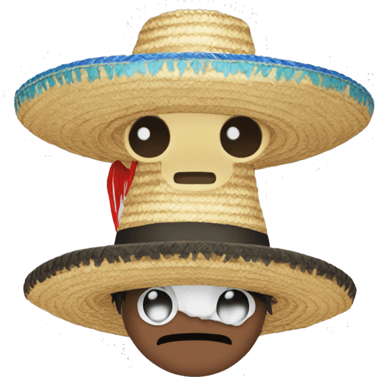 Sombrero de paja luffy emoji