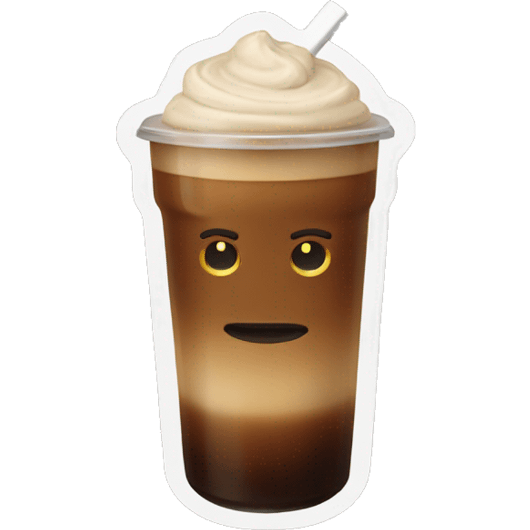 Ice coffee emoji