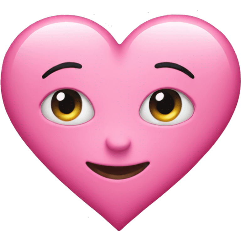 Pink heart  emoji