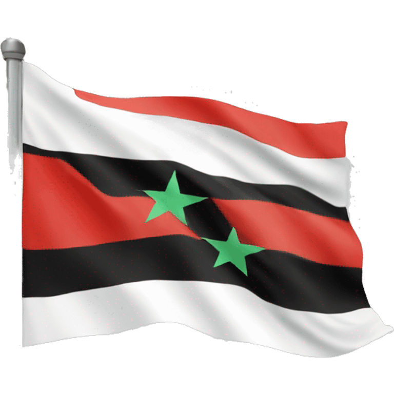 Free syria flag emoji