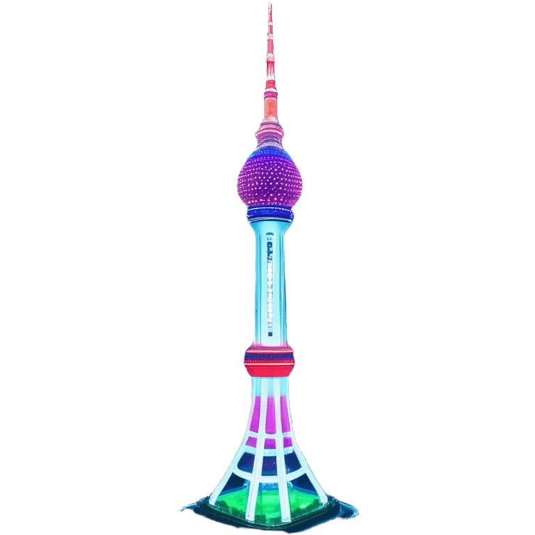 N Seoul Tower – Cinematic Realistic N Seoul Tower, depicted as a sleek modern tower illuminated against a vibrant cityscape at night, with reflective glass and dynamic neon lighting, rendered with intricate architectural detail and a futuristic urban glow. emoji