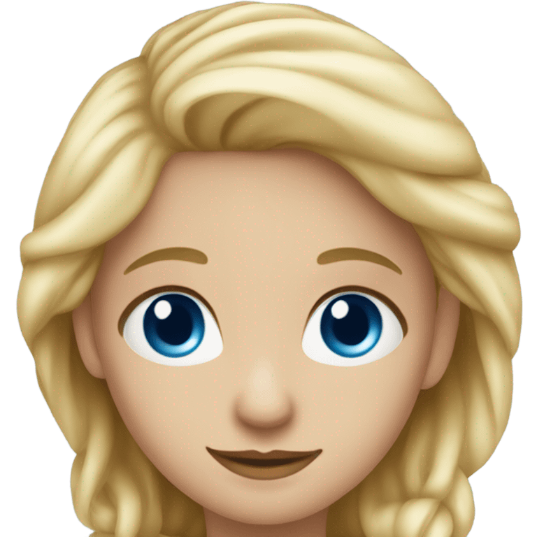   Blonde blue Girl Nailed it emoji