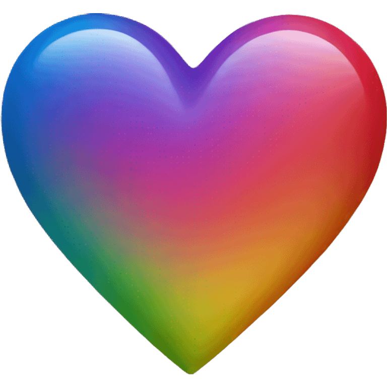 Rainbow heart emoji