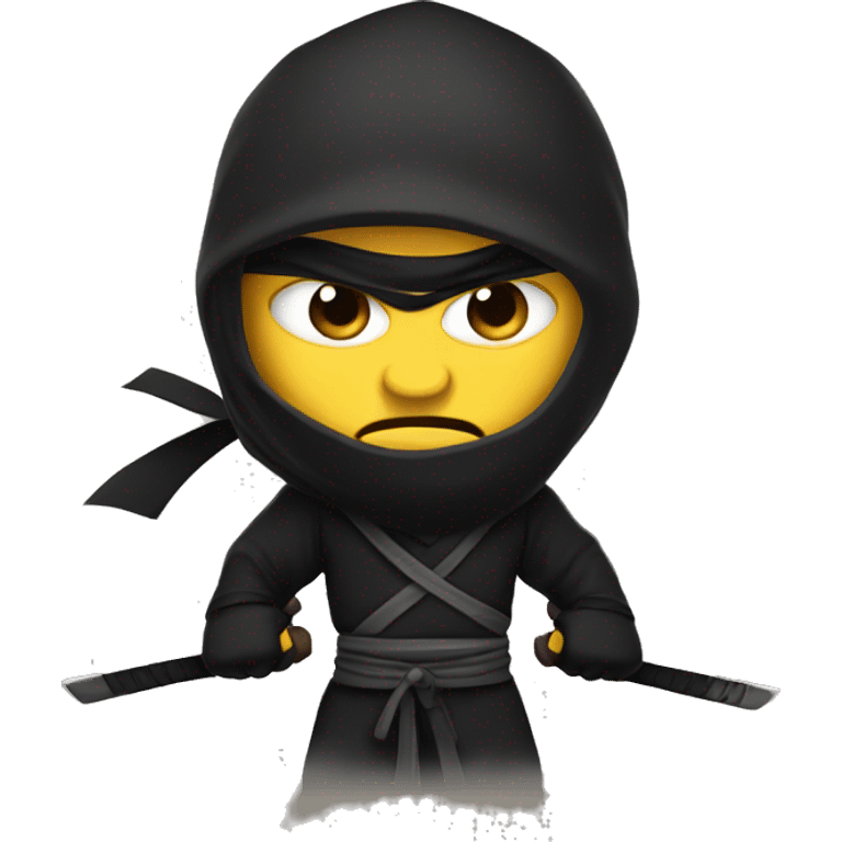 Angry ninja emoji