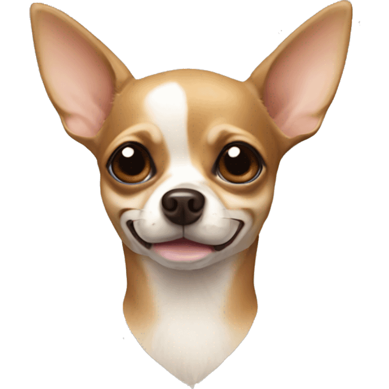 Deer head chihuahua emoji