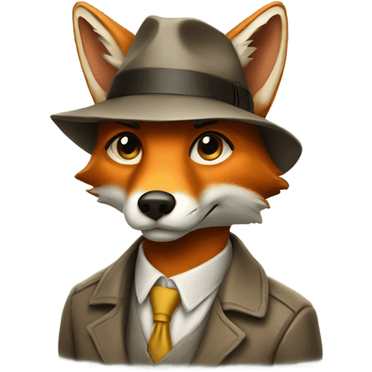 fox detective emoji