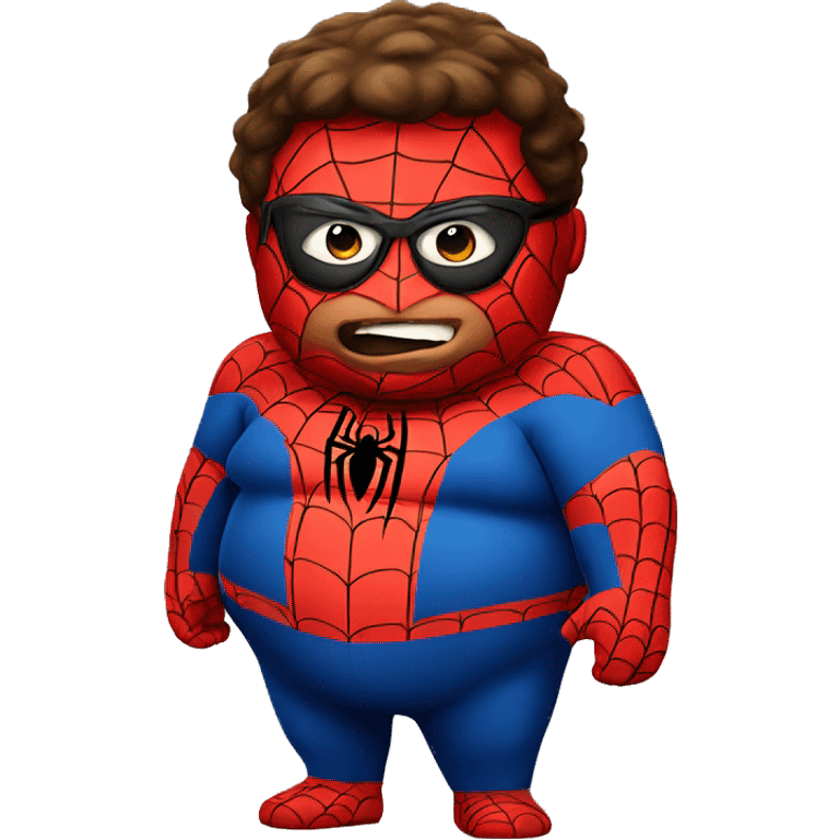 fat spiderman emoji