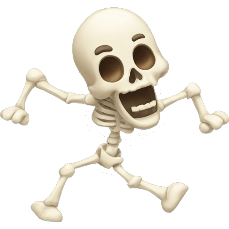 Shaking bones emoji