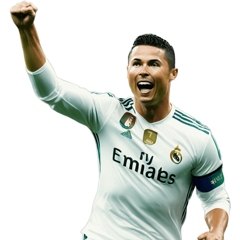 Ronaldo celebrating a goal  emoji