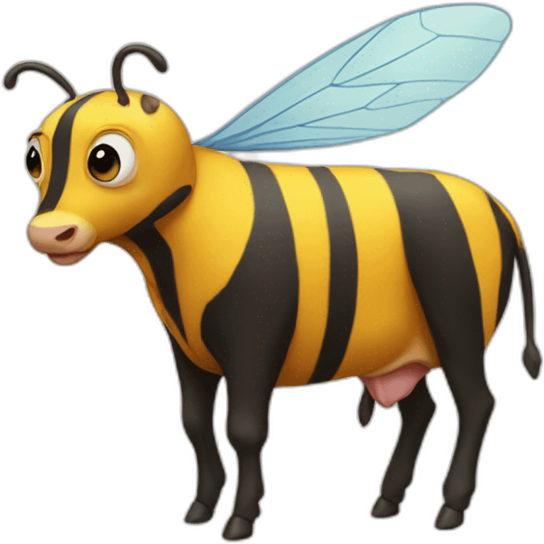 bee cow emoji