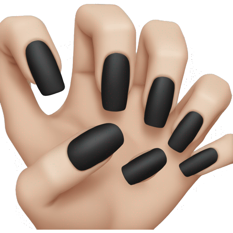 black nails emoji