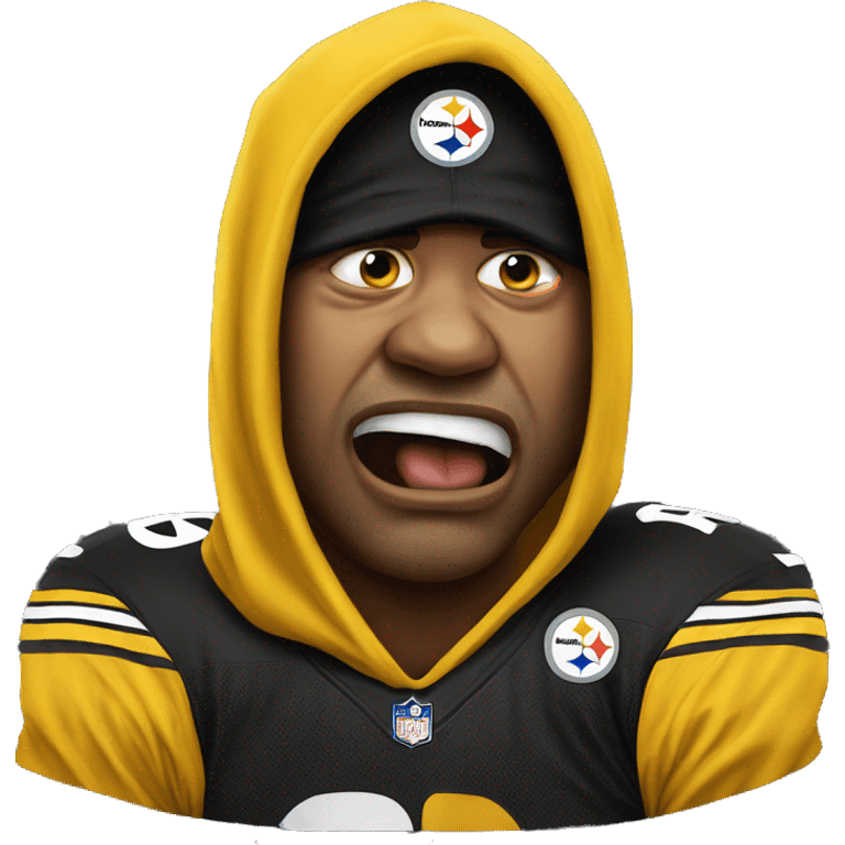 Crying Steelers fan emoji