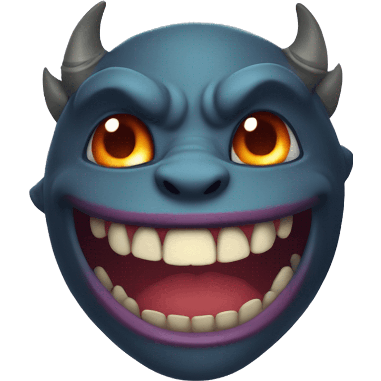 toothy demon emoji