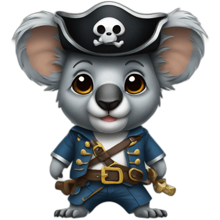 Pirate koala emoji