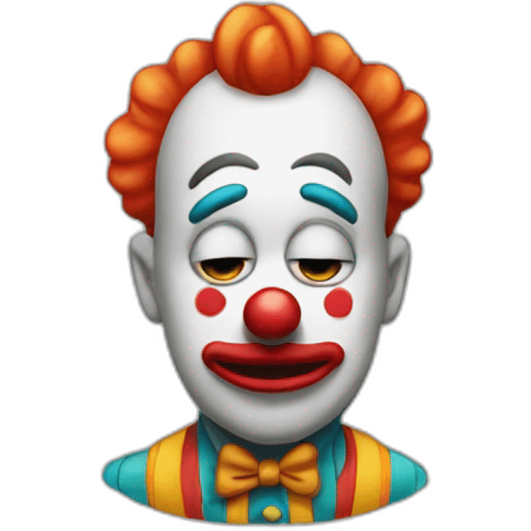 sad butt clown emoji