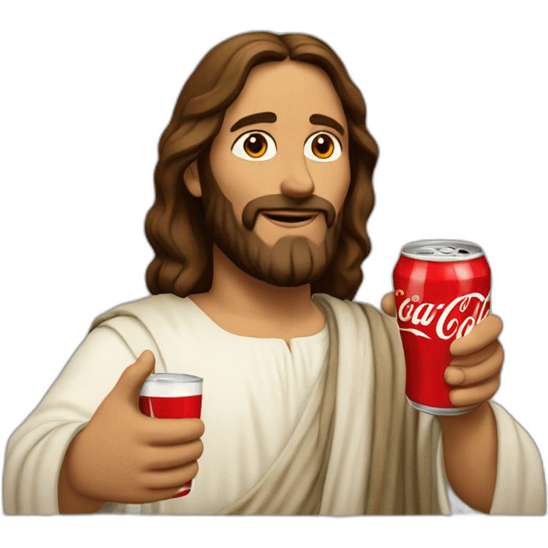 Jesus-drinking-coke emoji