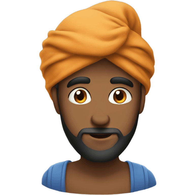 turban guy with beard emoji