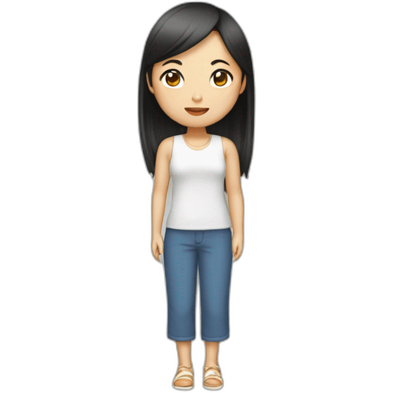 Fille asiatique emoji