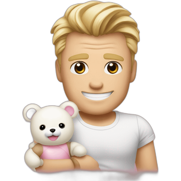 Dolph Lundgren with korilakkuma emoji