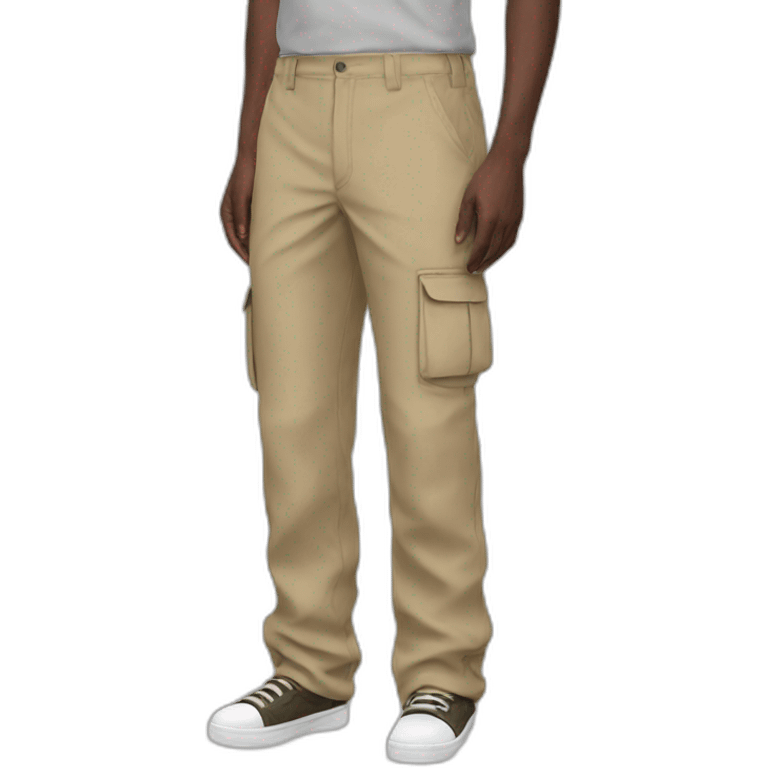 Beige cargo pant emoji