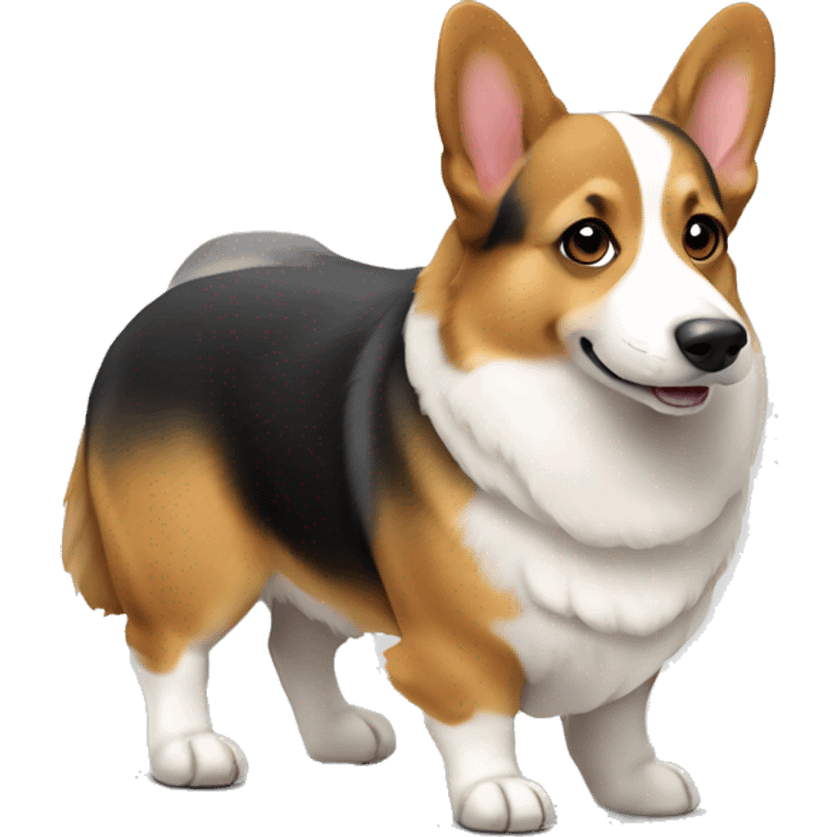 Welsh Corgi Pembroke Tricolor emoji