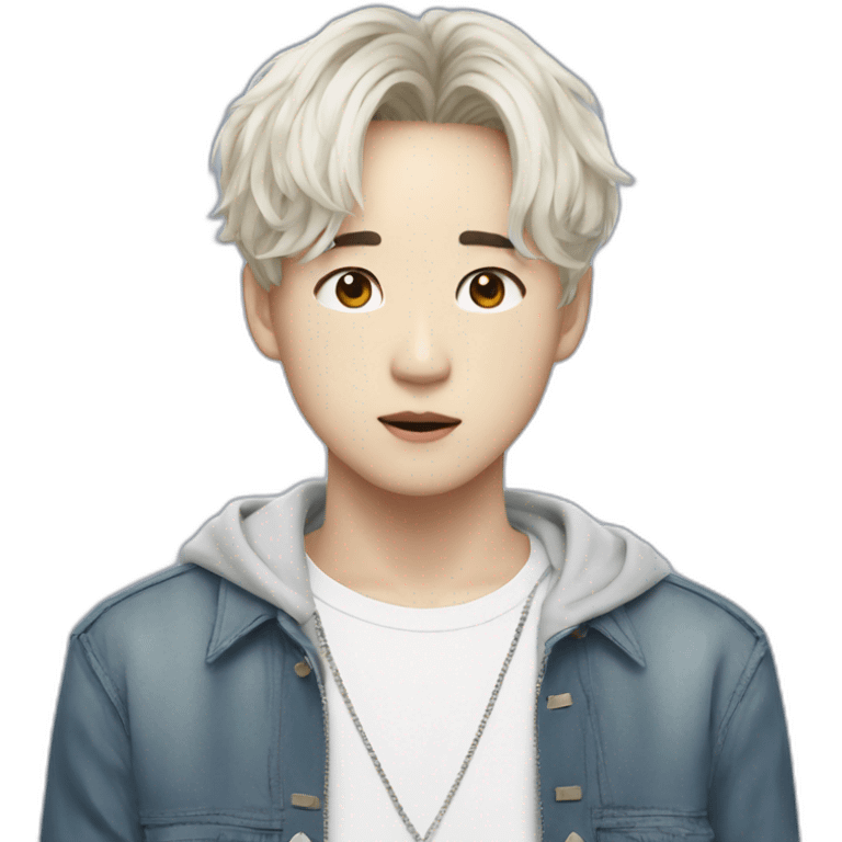 Suga of BTS emoji