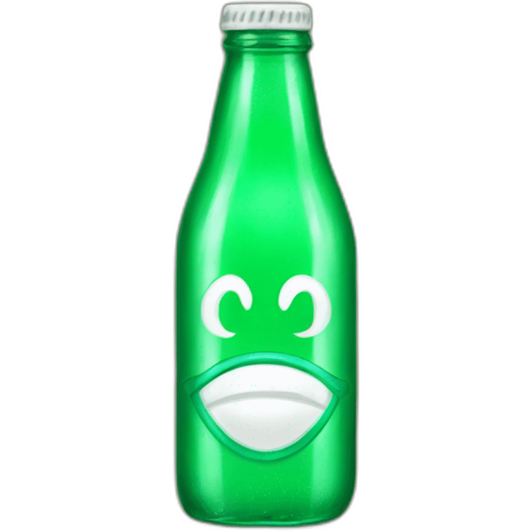 Sprite glass bottle emoji