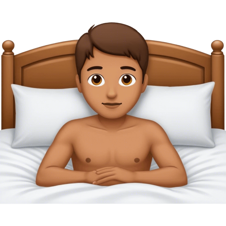  Me on bed emoji