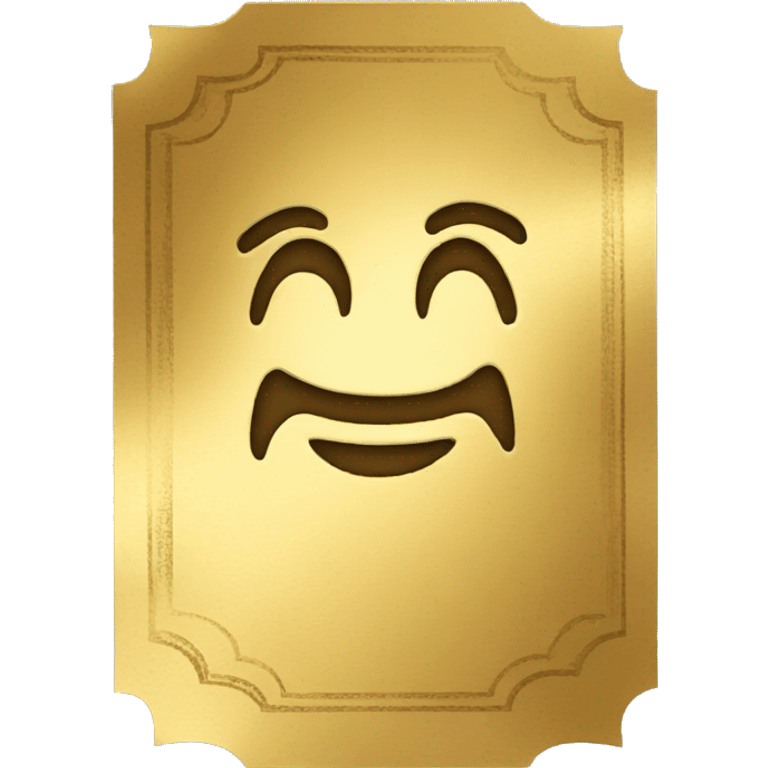 golden ticket emoji