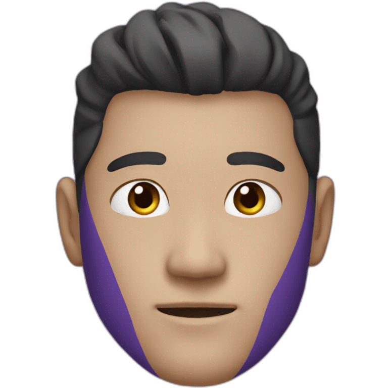 Tanaka's face turned purple emoji