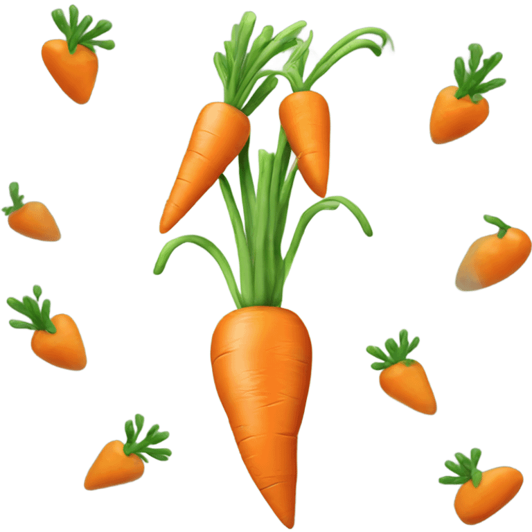 Walking carrot emoji