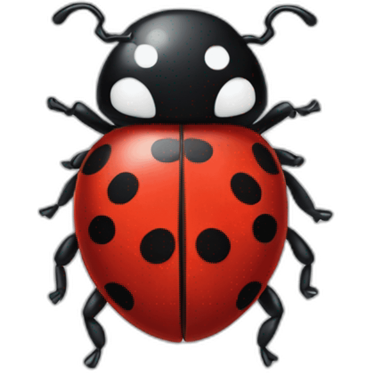 Ladybug super hero emoji