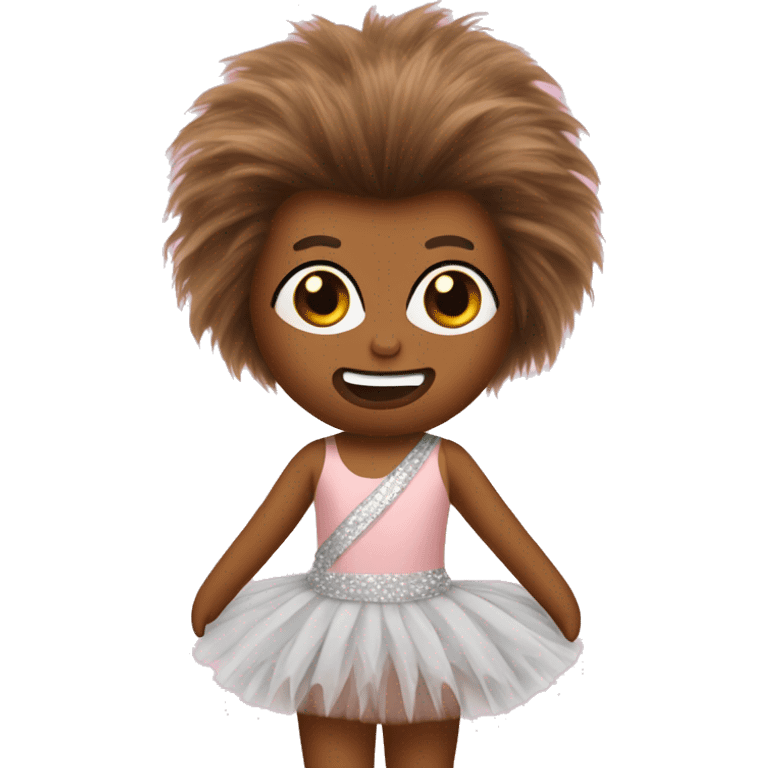 Chewbacca wearing a ballet tutu  emoji