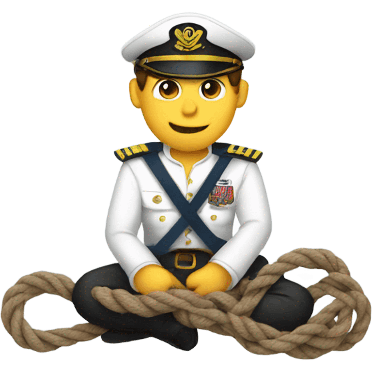 Captain Tying knots emoji