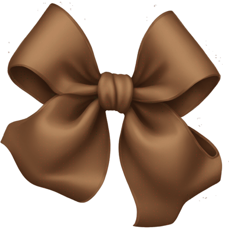 Brown bow emoji