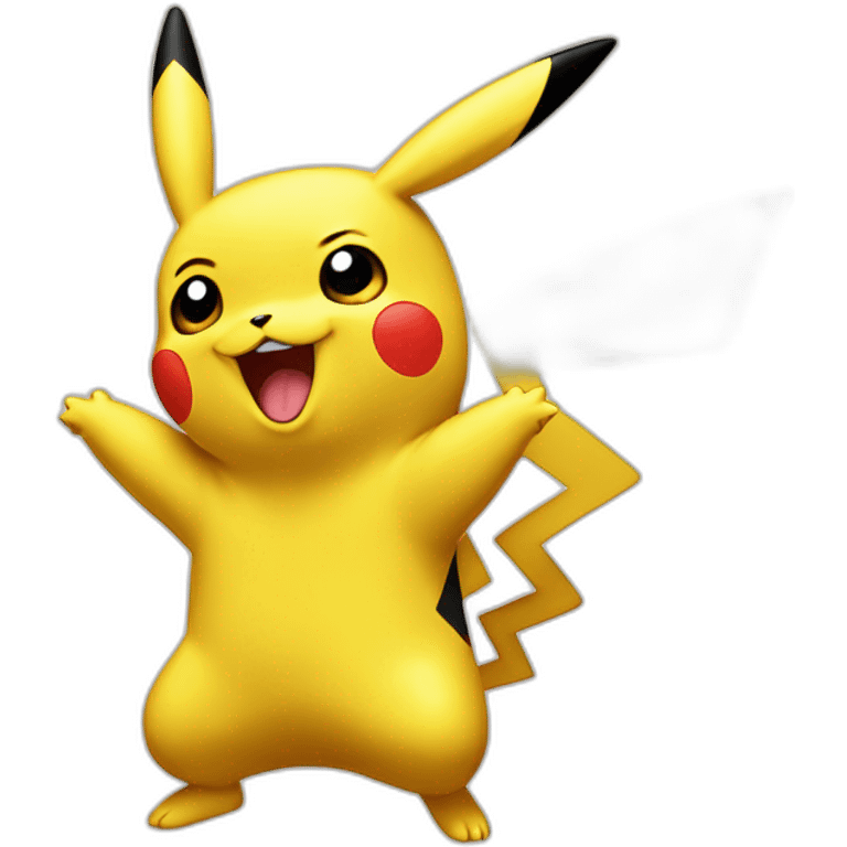 Pikachu qui dab emoji