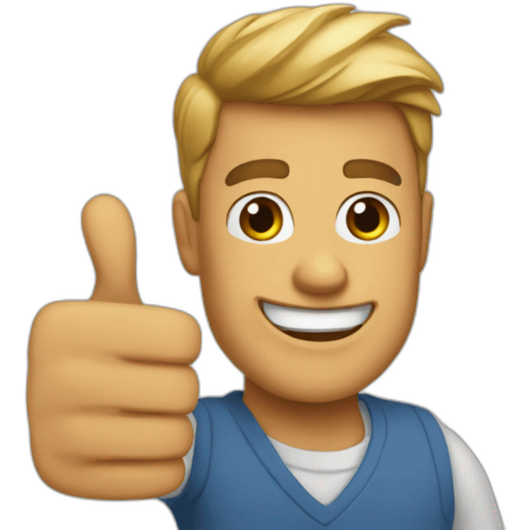 barry thumbs up emoji