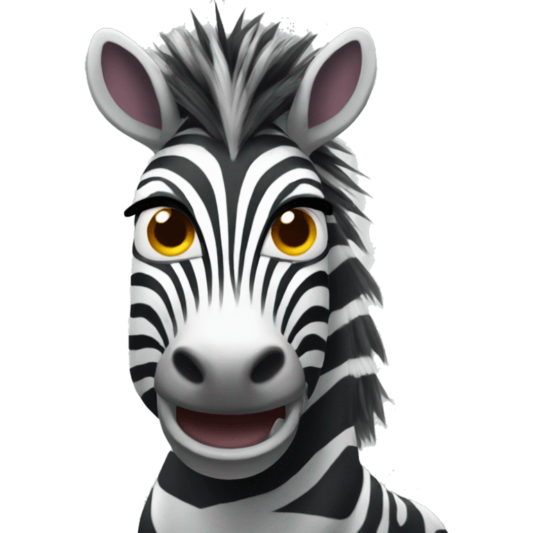 angry zebra  emoji