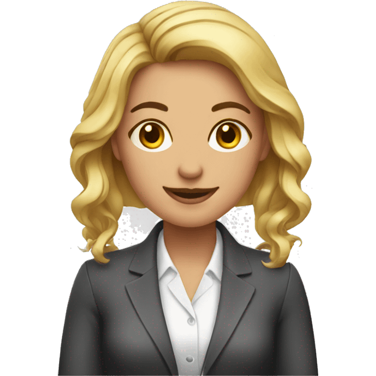 home office girl emoji