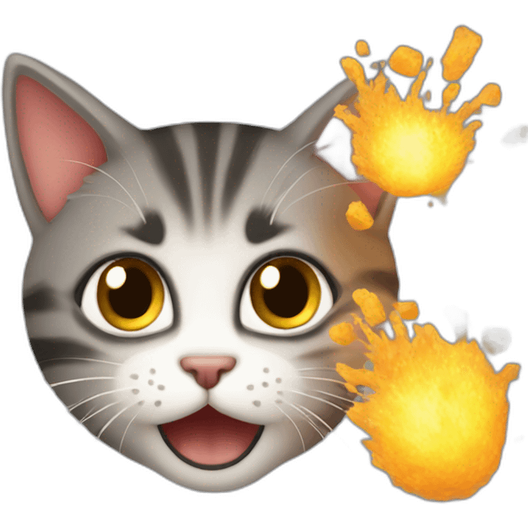 exploding kitten emoji