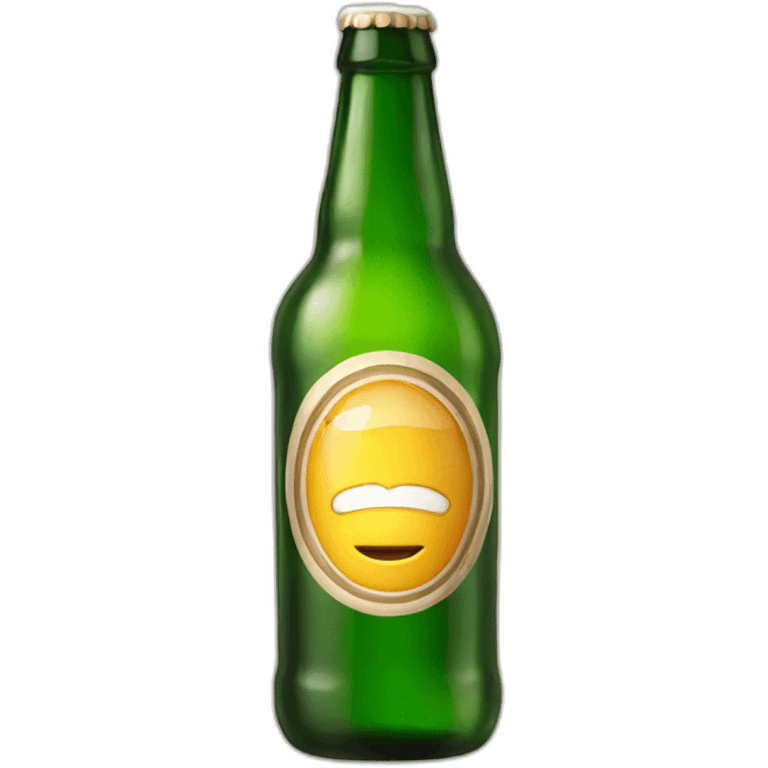 Beer bottle emoji