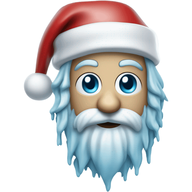 Freaky Santa ice mode emoji