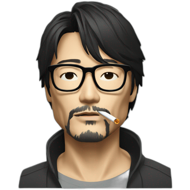 Hideo Kojima Smoking emoji