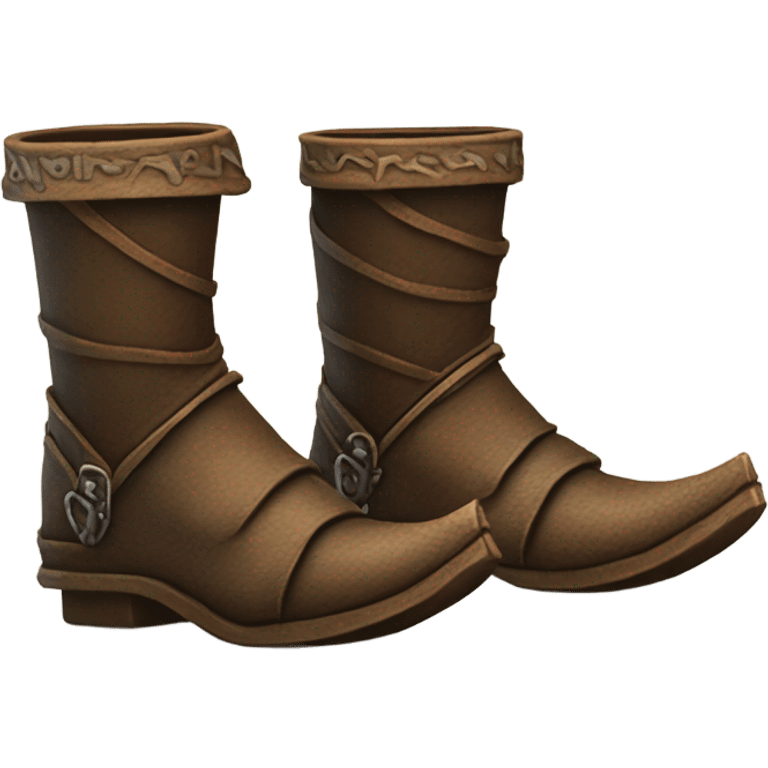 medieval boots emoji